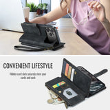 CaseMe iPhone 17 Pro Etui C30 Series Svart