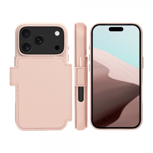 dbramante1928 iPhone 17 Pro Etui Lynge MagSafe ICON Pink Sand