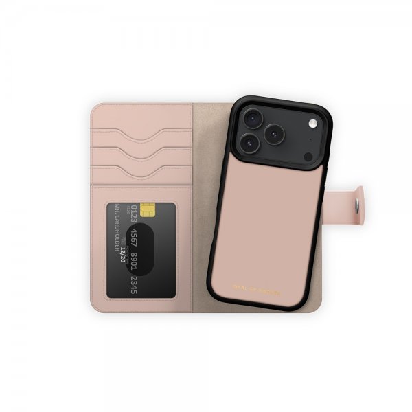 Ideal of Sweden iPhone 17 Pro Etui Magnet Wallet+ MagSafe Rosa