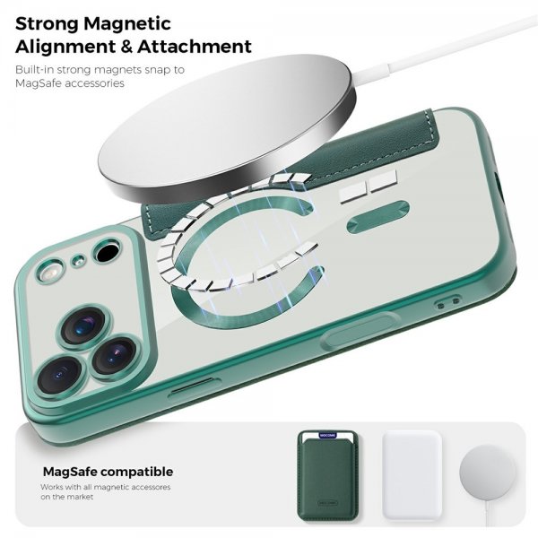 iPhone 17 Pro Etui MagSafe Grønn