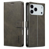 Lc.Imeeke iPhone 17 Pro Etui med Kortlomme stativfunksjon Grå