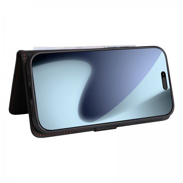 Betopnice iPhone 17 Pro Etui Avtagbart Deksel 005 Svart
