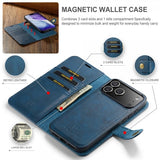 Dg.Ming iPhone 17 Pro Etui Avtagbart Deksel Blå