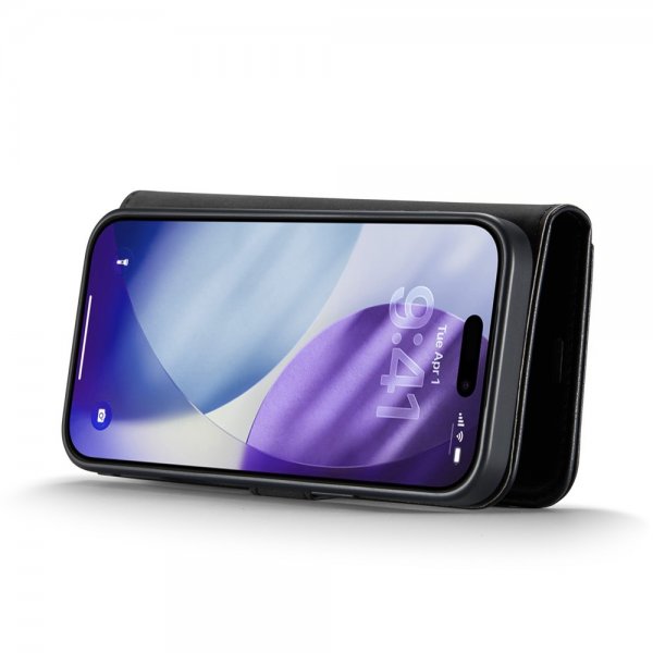 Dg.Ming iPhone 17 Pro Etui Avtagbart Deksel Svart