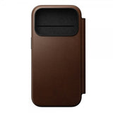 Nomad iPhone 17 Pro Etui Modern Leather Folio Brun