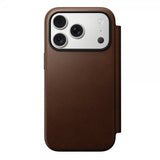 Nomad iPhone 17 Pro Etui Modern Leather Folio Brun