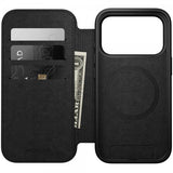 Nomad iPhone 17 Pro Etui Modern Leather Folio Svart