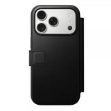 Nomad iPhone 17 Pro Etui Modern Leather Folio Svart