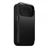 Nomad iPhone 17 Pro Etui Modern Leather Folio Svart