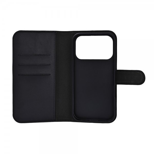 Deltaco iPhone 17 Pro Etui Lommebok Svart