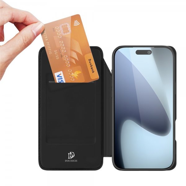 Dux Ducis iPhone 17 Pro Etui Skin Pro Series Svart