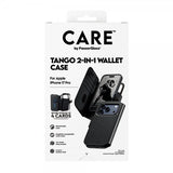 CARE by PanzerGlass iPhone 17 Pro Etui Tango Two-in-One Wallet MagSafe Svart