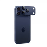Spigen iPhone 17 Pro Kamerabeskytter Glas.tR EZ Fit Optik Pro XL Blå