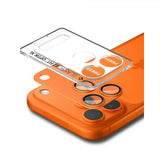Spigen iPhone 17 Pro Kamerabeskytter Glas.tR EZ Fit Optik Pro XL Oransje