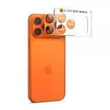 Spigen iPhone 17 Pro Kamerabeskytter Glas.tR EZ Fit Optik Pro XL Oransje