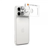 Spigen iPhone 17 Pro Kamerabeskytter Glas.tR EZ Fit Optik Pro XL Sølv