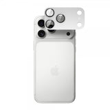 Spigen iPhone 17 Pro Kamerabeskytter Glas.tR EZ Fit Optik Pro XL Sølv
