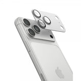 Spigen iPhone 17 Pro Kamerabeskytter Glas.tR EZ Fit Optik Pro XL Sølv