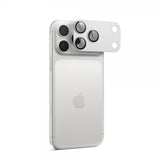 Spigen iPhone 17 Pro Kamerabeskytter Glas.tR EZ Fit Optik Pro XL Sølv