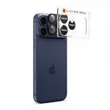 Spigen iPhone 17 Pro Kamerabeskytter Glas.tR EZ Fit Optik Pro XL Svart