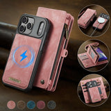 CaseMe iPhone 17 Pro Max Etui 008 Series Avtakbart Deksel Rosa