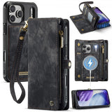 CaseMe iPhone 17 Pro Max Etui 008 Series Avtakbart Deksel Svart