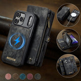 CaseMe iPhone 17 Pro Max Etui 008 Series Avtakbart Deksel Svart