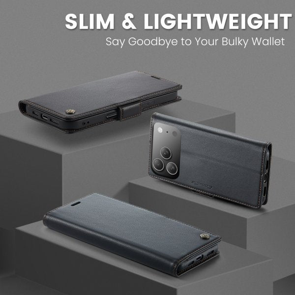 CaseMe iPhone 17 Pro Max Etui 023 Series Svart