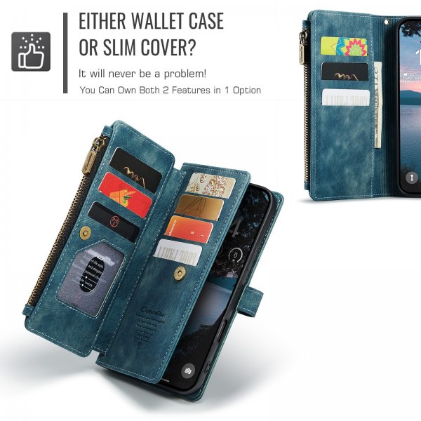 CaseMe iPhone 17 Pro Max Etui C30 Series Blå