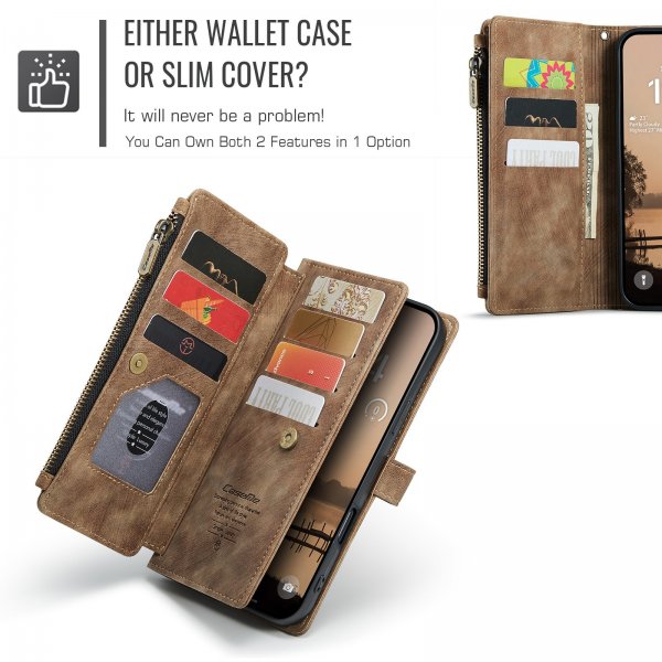 CaseMe iPhone 17 Pro Max Etui C30 Series Brun