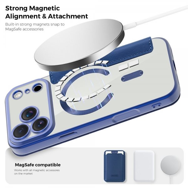 iPhone 17 Pro Max Etui MagSafe Blå