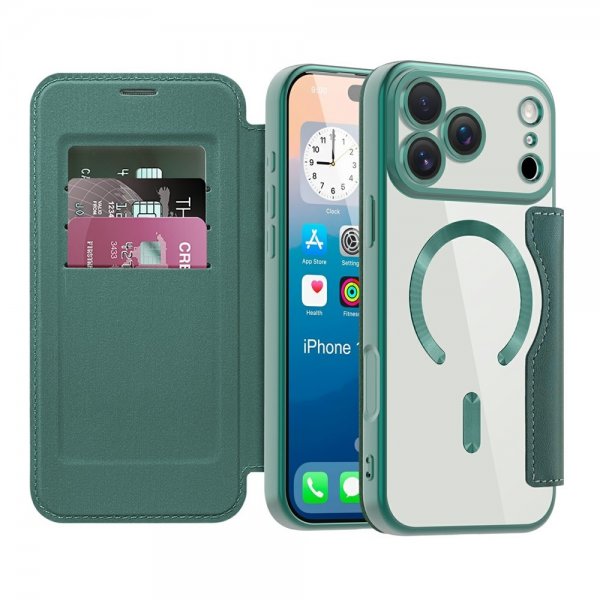 iPhone 17 Pro Max Etui MagSafe Grønn