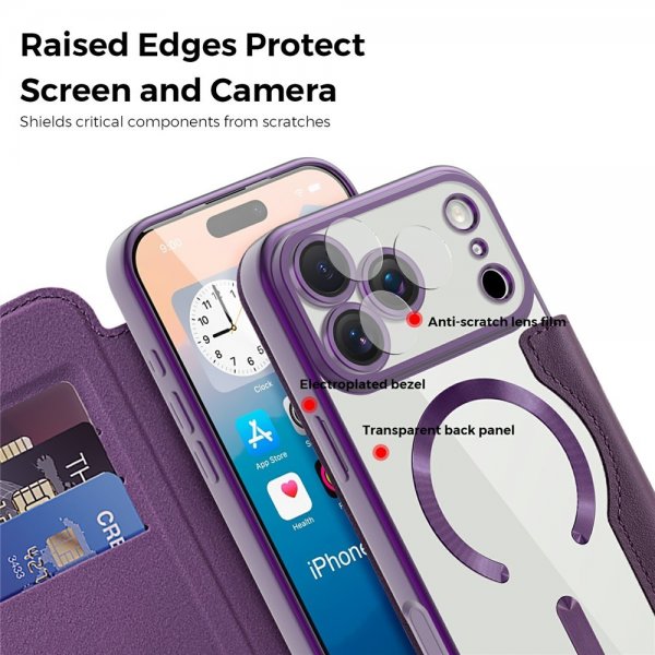 iPhone 17 Pro Max Etui MagSafe Lilla