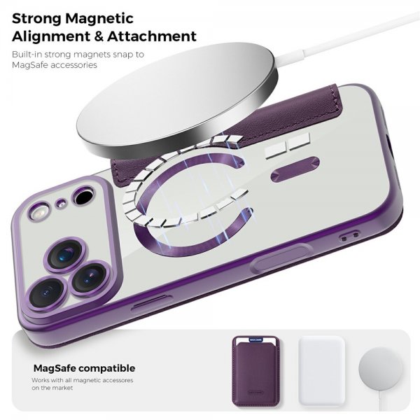 iPhone 17 Pro Max Etui MagSafe Lilla