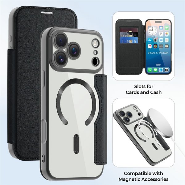 iPhone 17 Pro Max Etui MagSafe Svart