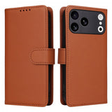 Betopnice iPhone 17 Pro Max Etui Avtagbart Deksel 005 Brun