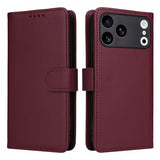 Betopnice iPhone 17 Pro Max Etui Avtagbart Deksel 005 Rød