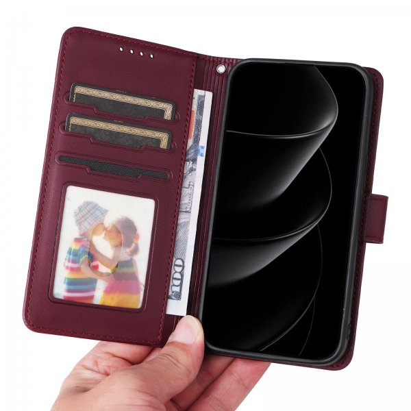 Betopnice iPhone 17 Pro Max Etui Avtagbart Deksel 005 Rød