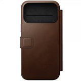 Nomad iPhone 17 Pro Max Etui Modern Leather Folio Brun