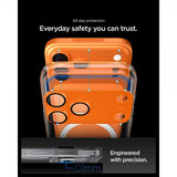 Spigen iPhone 17 Pro Max Kamerabeskytter Glas.tR EZ Fit Optik Pro XL Oransje