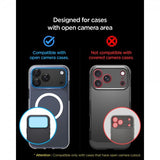 Spigen iPhone 17 Pro Max Kamerabeskytter Glas.tR EZ Fit Optik Pro XL Svart