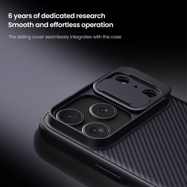Nillkin iPhone 17 Pro Max Deksel CamShield Pro Svart