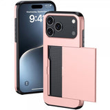 iPhone 17 Pro Max Deksel Card Slide Rosegull