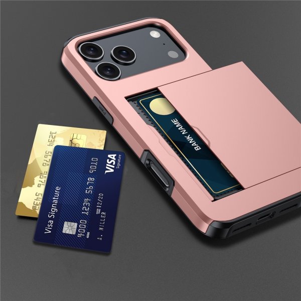 iPhone 17 Pro Max Deksel Card Slide Svart