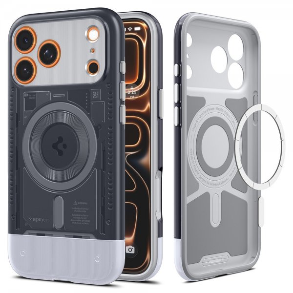 Spigen iPhone 17 Pro Max Deksel Classic C1 MagFit Graphite