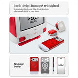 Spigen iPhone 17 Pro Max Deksel Classic C1 MagFit Ruby