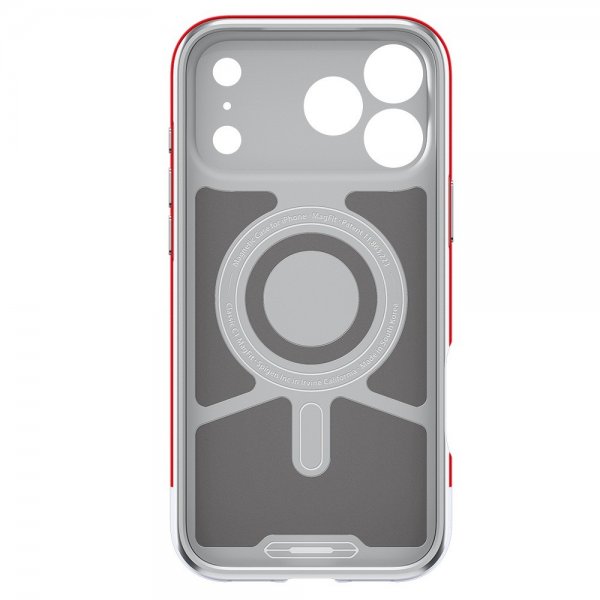 Spigen iPhone 17 Pro Max Deksel Classic C1 MagFit Ruby
