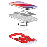 Spigen iPhone 17 Pro Max Deksel Classic C1 MagFit Ruby