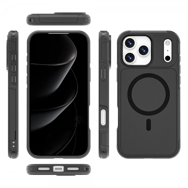 4smarts iPhone 17 Pro Max Deksel Defend Case Ultimag Svart