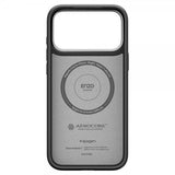 Spigen iPhone 17 Pro Max Deksel Enzo Aramid T MagFit Svart Sølv